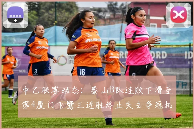中乙联赛动态：泰山B队连败下滑至第4厦门飞鹭三连胜终止失去争冠机会